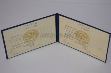Диплом Техникума Украинской ССР в Нижнем Тагиле