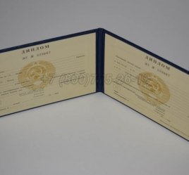 Диплом Техникума Туркменской ССР в Нижнем Тагиле