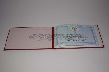 Аттестат Профессора 2023г в Нижнем Тагиле