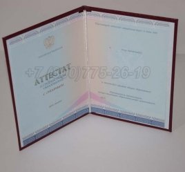 Аттестат За 11 Класс 2021г Золото СпецБланк в Нижнем Тагиле