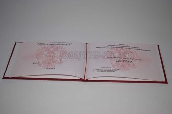 Диплом Доктора Наук 2023г в Нижнем Тагиле